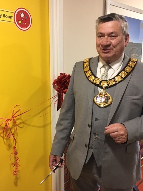 Mayor opens new sensory room in care home