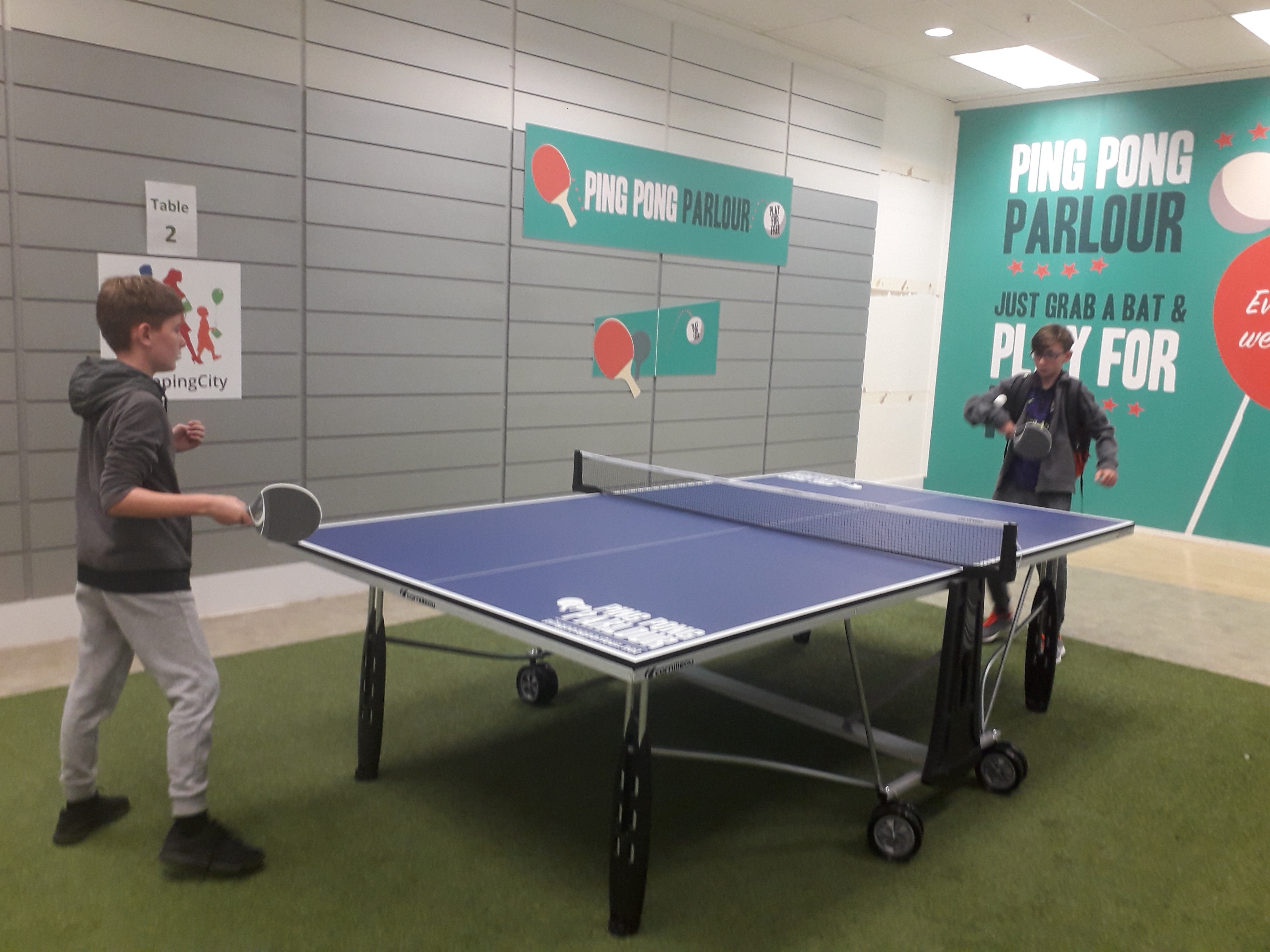 Pop up ping pong parlour!
