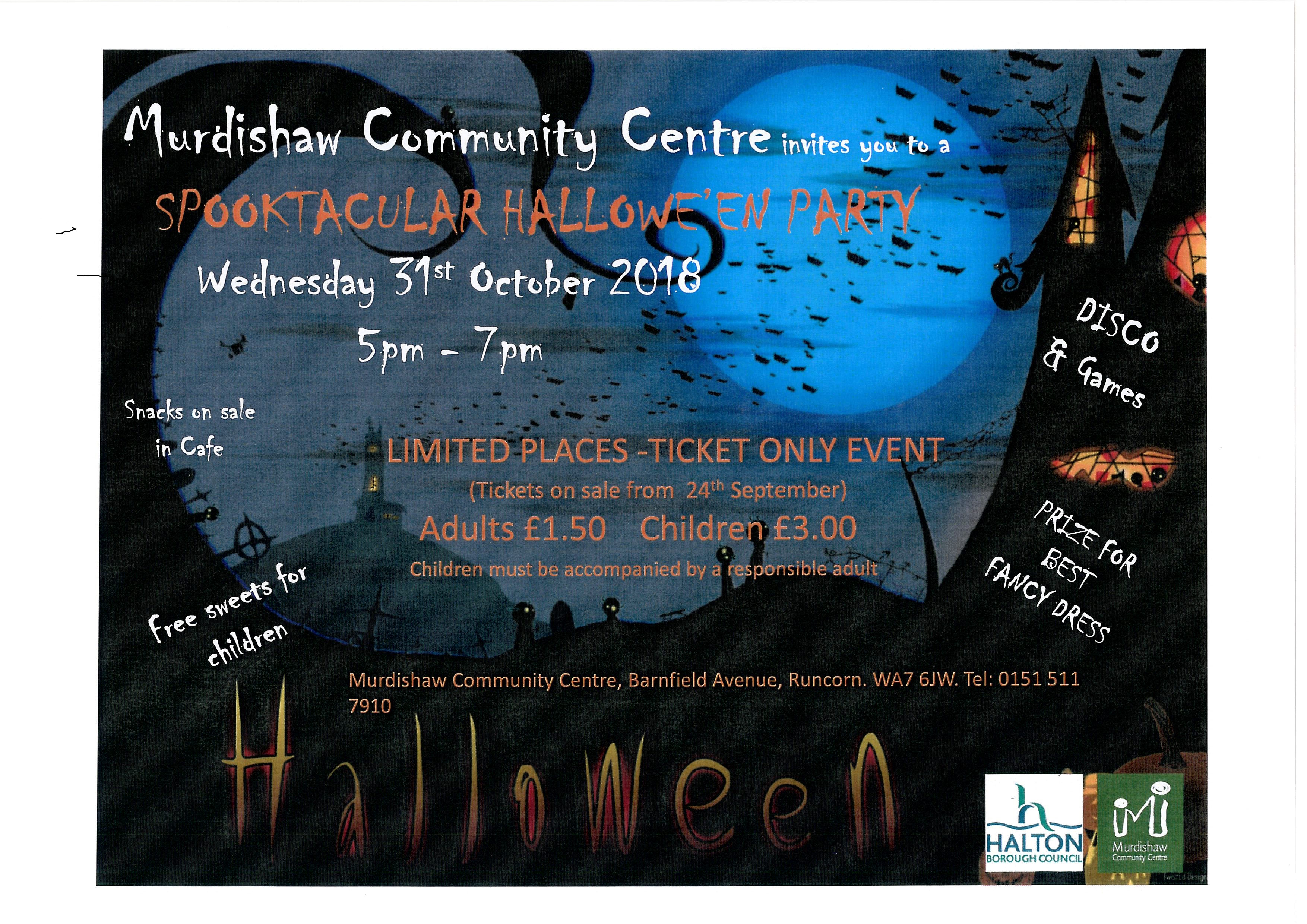 Hallowe’en Party – Ghoulish going on at ‘Murder’shaw 🗓