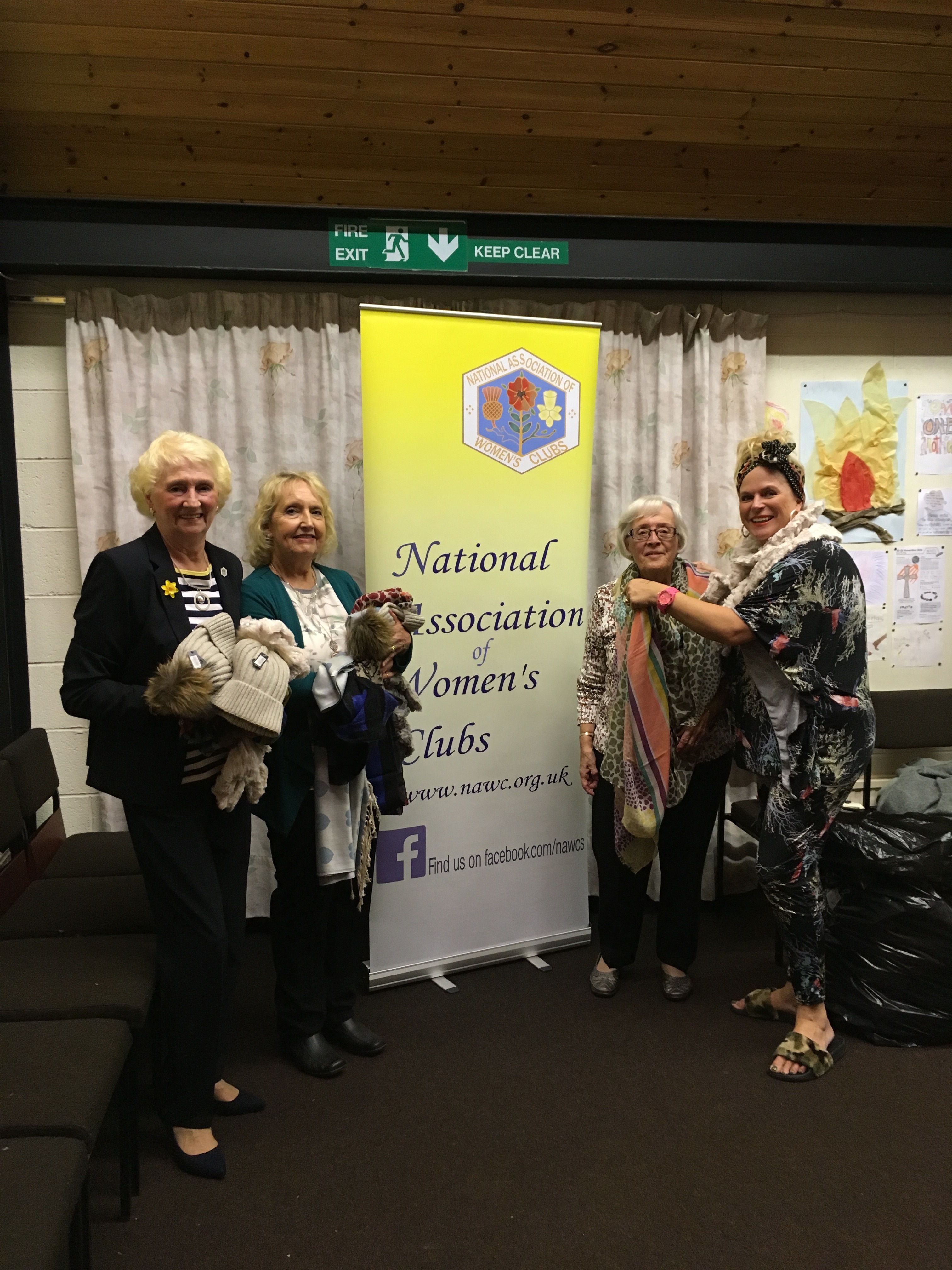 Hillview Women’s Group open event wrapped up with scarf demo