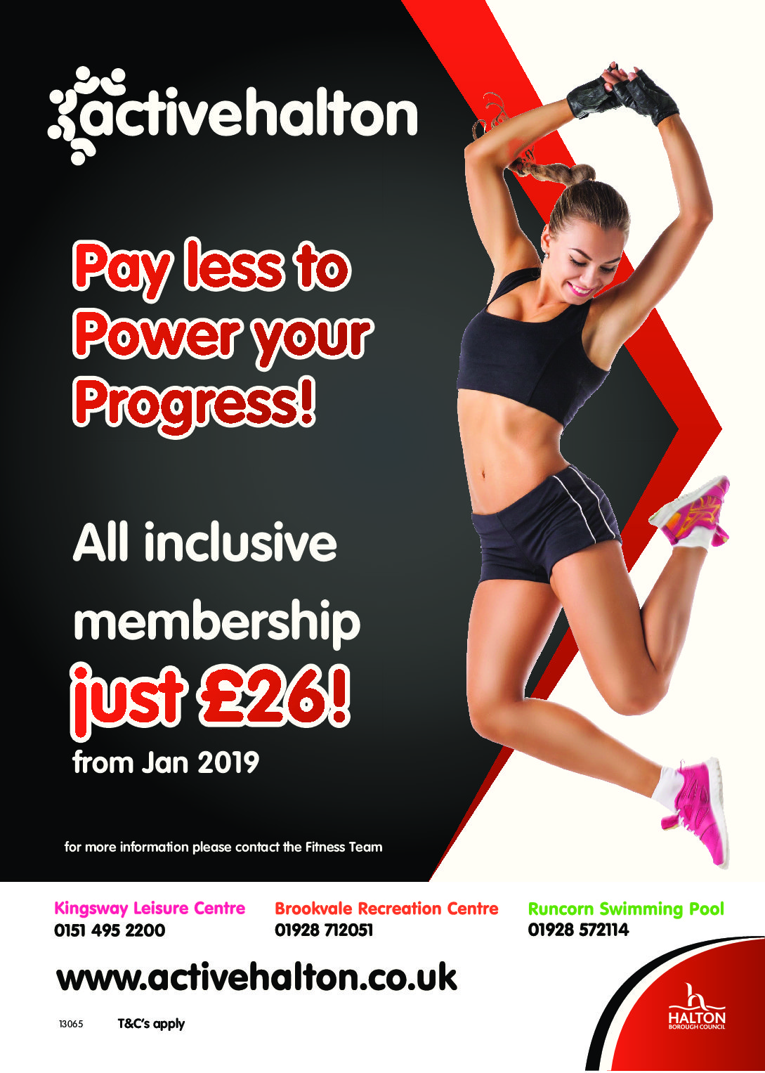 Pay less to get fit at Halton’s leisure centres