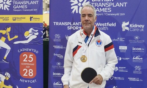 Transplant games success for council worker
