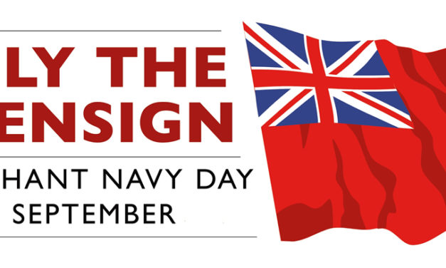 Flying the flag to honour the Merchant Navy