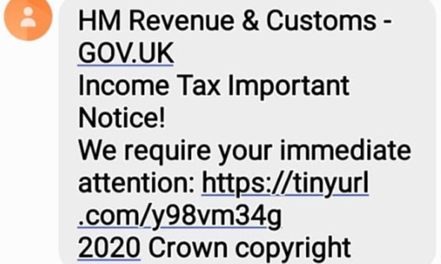 HMRC text scam warning
