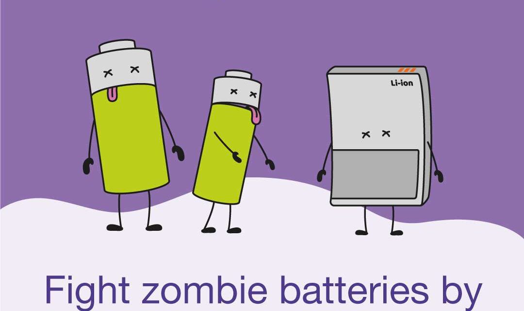 Help the fight against ‘zombie’ batteries this Hallowe’en