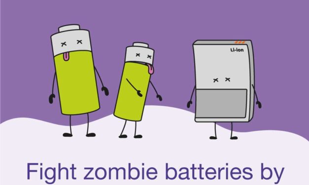 Help the fight against ‘zombie’ batteries this Hallowe’en