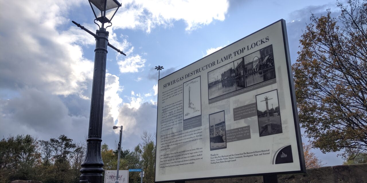Unique Runcorn gas lamp shines light on town’s industrial heritage