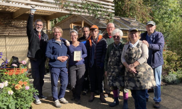 Blooming marvellous! Award for volunteers who make a real difference