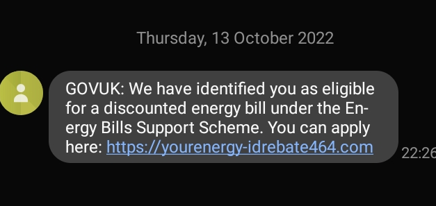 Warning: Energy bill discount scams