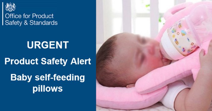 Baby Self-Feeding Pillows – Urgent Safety Alert