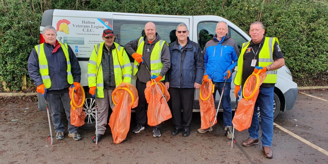 Council teams up with veterans to keep Halton green and clean