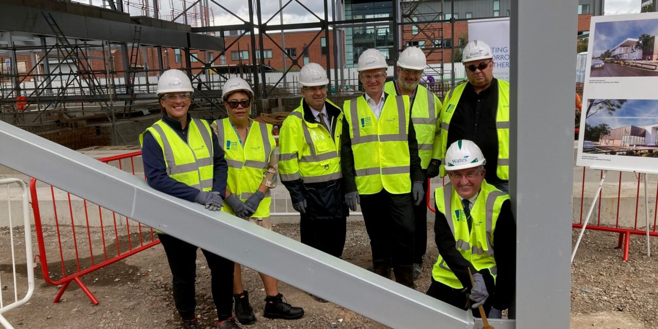 Topping out marks landmark moment!