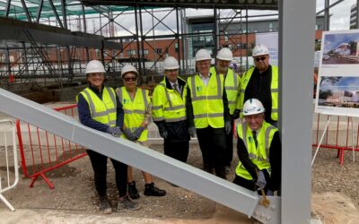 Topping out marks landmark moment!