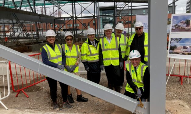Topping out marks landmark moment!