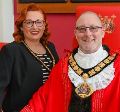 Introducing the new Mayor and Mayoress of Halton