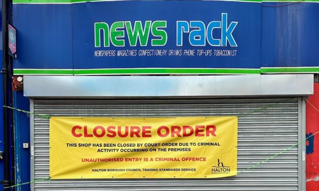 Widnes shop issued with closure order for illegal sales