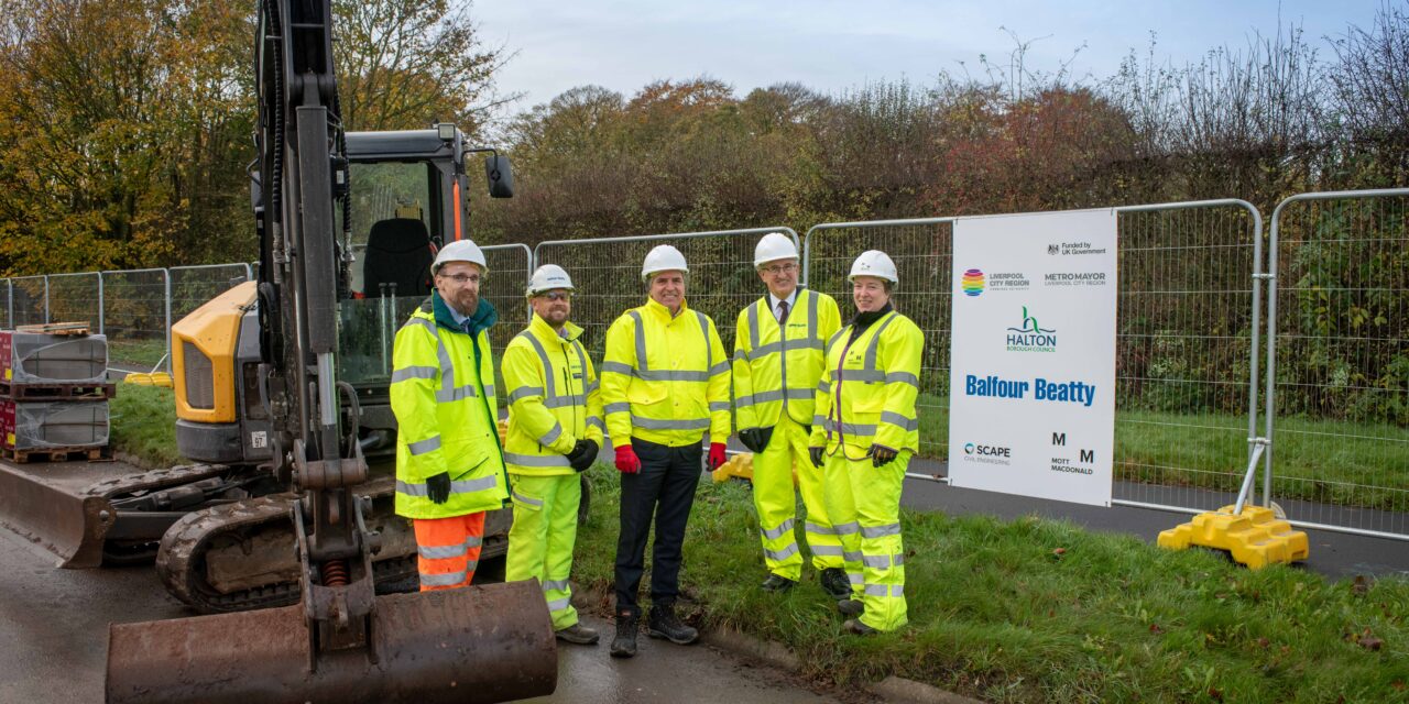 Road improvements underway in Daresbury