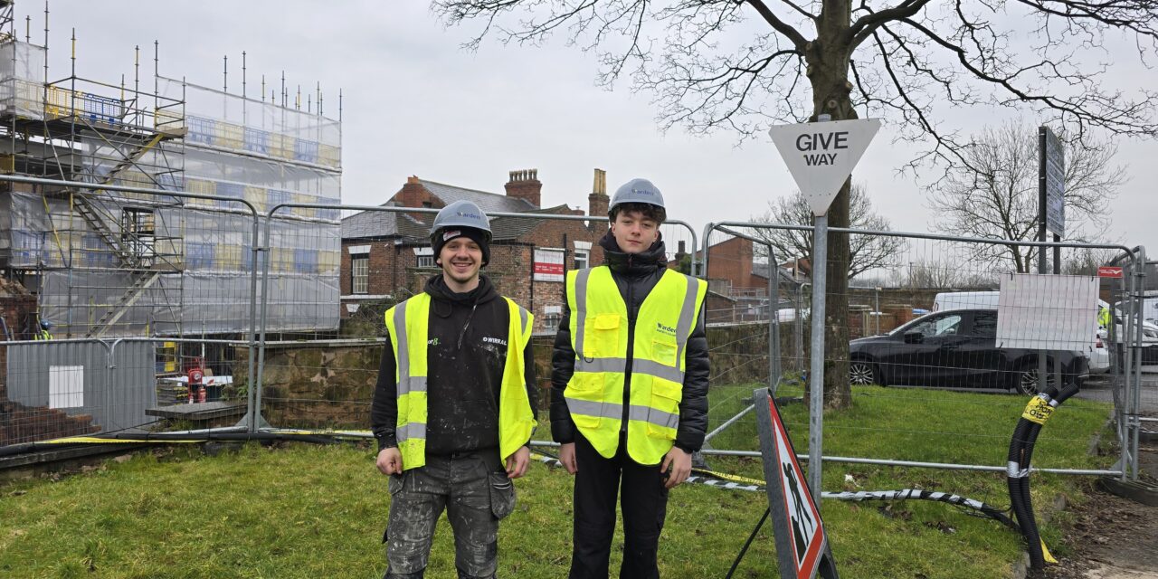 Apprentices build bright futures on Reconnecting Runcorn projects during National Apprenticeship Week!