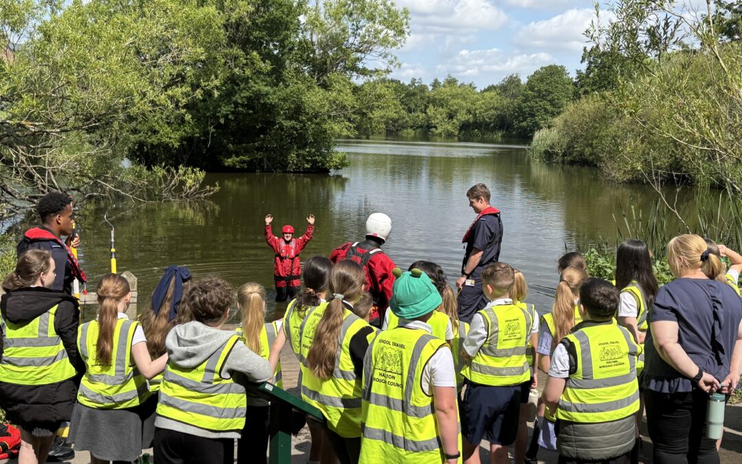 Children learn vital skills at water safety event