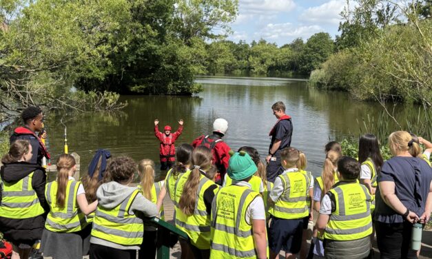Children learn vital skills at water safety event