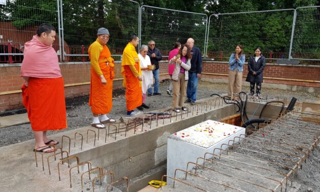 Foundations laid for new Ubosot Hall at Wat Phra Singh UK: A landmark for Runcorn’s Thai Buddhist Community