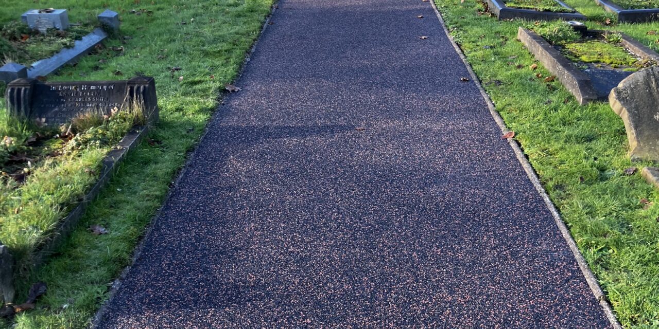 Pathways improvements at Halton Cemetery