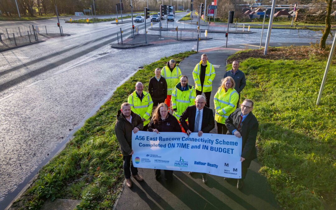 Road improvement works completed in Daresbury