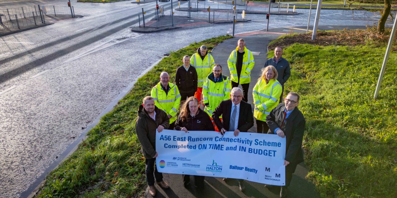 Road improvement works completed in Daresbury