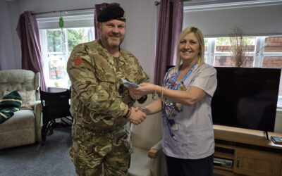 Army Cadets spend time with residents