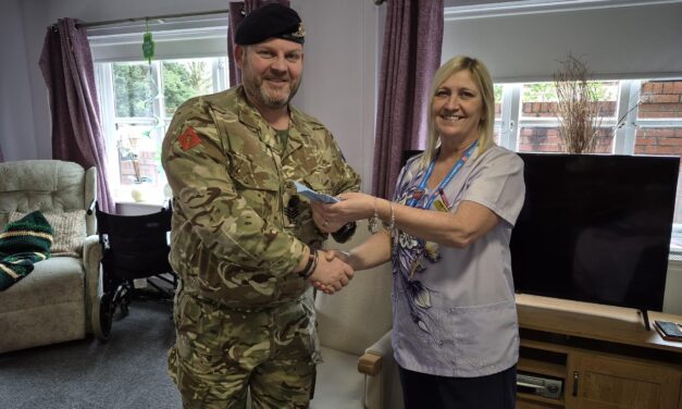 Army Cadets spend time with residents