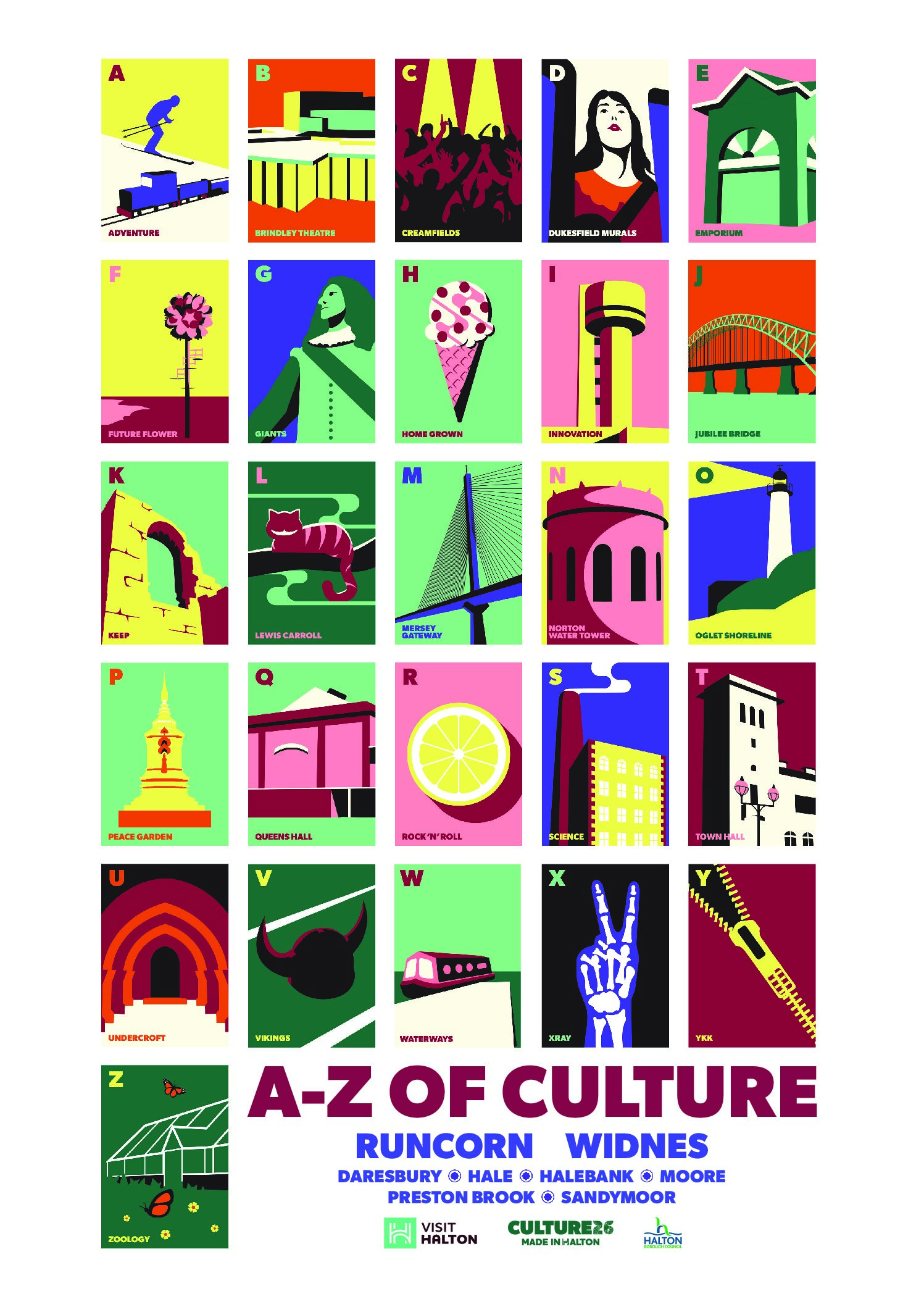 Halton launches A-Z alphabet campaign celebrating Culture, Community and Pride of Place