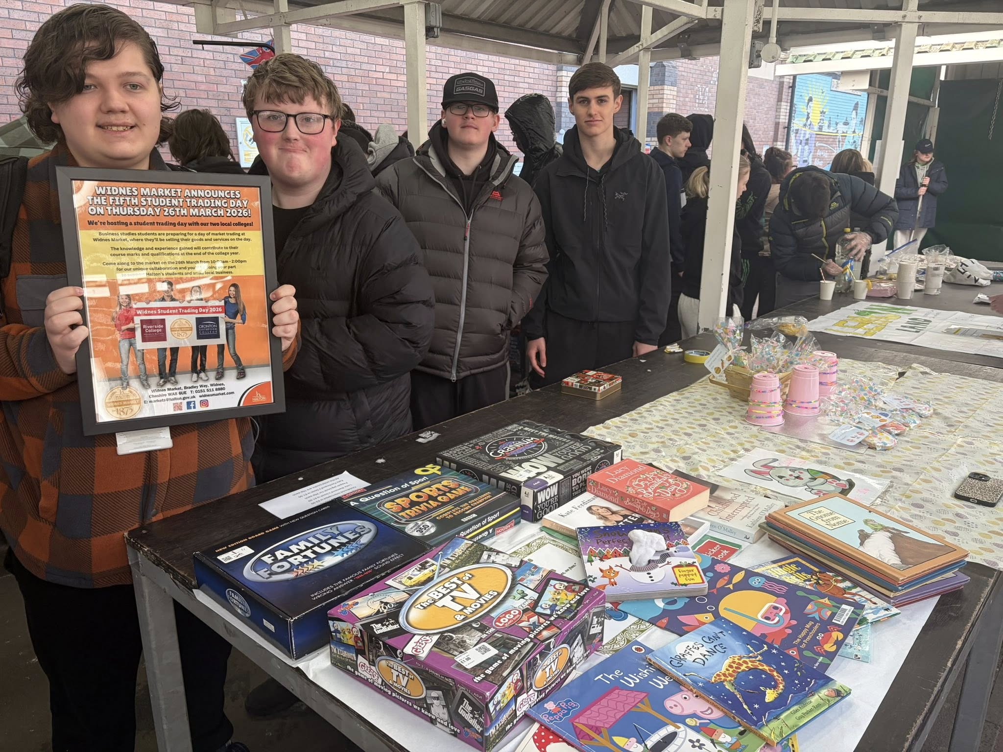 widnes market student trading day 3